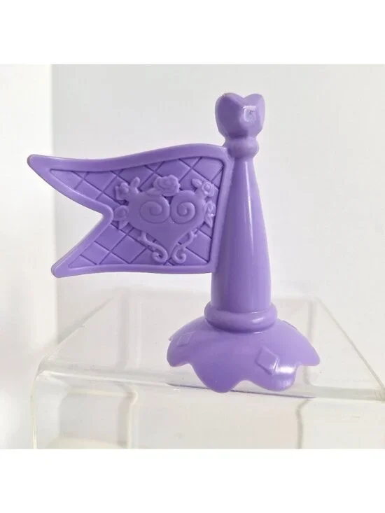 Little People Princess Garden Tea Party Plastic Purple Replacement Flag - Picture 3 of 5